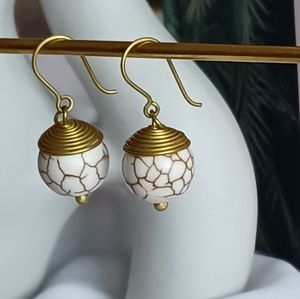 Marbled Drop Earrings